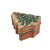 Jogo 2 Latas Decorativa Natal Multiuso Metal Tampa Pinheiro Verde e Vermelho Xadrez 18cm - Imagem 7