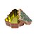 Jogo 2 Latas Decorativa Natal Multiuso Metal Tampa Pinheiro Verde e Vermelho Xadrez 18cm - Imagem 9