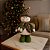 Boneco de Neve Decorativo Natal  Pernas Retráteis Extensoras 55cm a 75cm Pelúcia Branco Roupa Verde Xadrez - Imagem 2