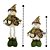 Boneco de Neve Decorativo Natal  Pernas Retráteis Extensoras 55cm a 75cm Pelúcia Branco Roupa Verde Xadrez - Imagem 8