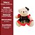 Jogo Casal Urso Pelúcia Natalino Creme Prime Roupa Xadrez Vermelho e Verde 20cm - Master Christmas - Imagem 10