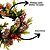 Guirlanda Decorada Natal Rústica Pinhas e Azevinhos Nevados 25cm Verde - Master Christmas - Imagem 3