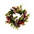 Guirlanda Decorada Natal Rústica Pinhas e Azevinhos Nevados 25cm Verde - Master Christmas - Imagem 1