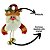 Kit 6 Bonecos Natal Pelúcia Guizo Rena, Papai Noel e Boneco Neve 17cm Enfeite Árvore - Master Christmas - Imagem 3