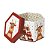 Caixa de Presente Decorada Natal Multiuso Renas Love Sextavada Premium 21cm x 15cm - Imagem 6