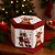 Caixa de Presente Decorada Natal Multiuso Renas Love Sextavada Premium 21cm x 15cm - Imagem 2