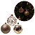 Kit 27 Bolas de Natal Champanhe Luxo 6cm Mistas com Glitter, Estrela, Arabesco e Vazado - Imagem 5