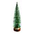 Árvore Mini Pinheiro Nevado Decorativo 25cm Iluminado LED Sequencial Base Tronco Natural - Imagem 6
