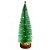 Árvore Mini Pinheiro Nevado Decorativo 25cm Iluminado LED Sequencial Base Tronco Natural - Imagem 5