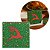 Kit Guardanapo de Natal Estampado Rena Verde e Vermelho 25x25cm Folha Dupla Prime 40 Unidades - Imagem 4