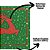 Kit Guardanapo de Natal Estampado Rena Verde e Vermelho 25x25cm Folha Dupla Prime 40 Unidades - Imagem 3