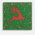 Guardanapo de Natal Estampado Rena Verde e Vermelho 33x33cm Folha Dupla Prime Pacote 20 Unidades - Imagem 4