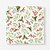 Kit Guardanapo de Natal Estampado Folhagens Azevinhos 33x33cm Folha Dupla Prime 40 Unidades - Imagem 7