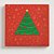 Kit Guardanapo de Natal Estampado Vermelho Pinheiro Verde 33x33cm Folha Dupla Prime 40 Unidades - Imagem 5