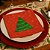 Kit Guardanapo de Natal Estampado Vermelho Pinheiro Verde 33x33cm Folha Dupla Prime 40 Unidades - Imagem 2
