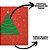 Kit Guardanapo Natal Estampado Vermelho Pinheiro Verde 25x25cm Folha Dupla Prime 40 Unidades - Imagem 3