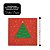 Guardanapo de Natal Estampado Vermelho Pinheiro Verde 25x25cm Folha Dupla Prime Pacote 20 Unidades - Imagem 4