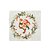 Guardanapo de Natal Estampado Folhagens Azevinhos 25x25cm Folha Dupla Prime Pacote 20 Unidades - Imagem 6