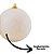 Jogo 12 Bolas de Natal Rosê Mistas Glitter e Flocada Luxo 8cm - Master Christmas - Imagem 6