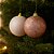 Jogo 12 Bolas de Natal Rosê Mistas Glitter e Flocada Luxo 8cm - Master Christmas - Imagem 2