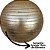 Kit 2 Bolas de Natal Grande Champanhe Fosca com Glitter Dourado Espiral 15cm Decorativa Premium - Imagem 6