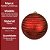 Jogo 2 Bolas de Natal Grande Vermelho Fosco com Espiral Glitter Dourado 15cm Decorativa Premium - Imagem 7