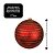 Bola de Natal Grande Vermelho Fosco com Espiral Glitter Dourado 15cm Decorativa Premium - Imagem 5