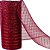 Kit 2 Telas Decorativa Natal Malha Tule Trançado Vinho Bordô 15cm x 5 metros - Imagem 4