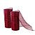 Kit 2 Telas Decorativa Natal Malha Tule Trançado Vinho Bordô 15cm x 5 metros - Imagem 1