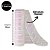 Kit 3 Telas Natal Malha Tule Decorativa Perolada Furta Cor Branco e Rosa 25cm x 5m Fita Premium - Imagem 3