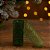 Tela Decorativa Natal Malha Tule Sisal Verde Fosco Premium 15cm x 5 metros - Imagem 2
