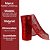 Kit 2 Telas Decorativa Natal Malha Tule Trançado Vermelha Premium 15cm x 5 metros - Imagem 7