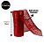 Kit 2 Telas Decorativa Natal Malha Tule Trançado Vermelha Premium 15cm x 5 metros - Imagem 5