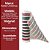 Kit 2 Telas Malha Tule Decorativa Natal Candy Tricolor Vermelho Verde e Branco 25cm x 5m Premium - Imagem 7