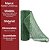 Tela Malha Tule Sisal Verde Decorativa Natal Luxo Rústico 25cm x 5 metros - Imagem 6
