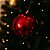 Bola de Natal Brilhante Vermelha Tradicional Grande 14cm com Cordão - Imagem 2