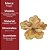 Kit 3 Flores Magnólia Natalina Veludo Dourado Pick com Glitter Luxo 50cm - Imagem 7