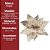 Flor Bico de Papagaio Natal Pick Veludo Champanhe Glitter e Lantejoulas Luxo 28cm - Imagem 6