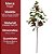 Kit 2 Galhos Decorativo Natalino Folha de Eucalipto e Berries 63cm - Imagem 6