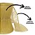 Jogo 2 Fitas Aramada Natal Dourada Plissada 12cm x 1,8m Luxo para Laços e Árvores - Imagem 6
