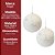 Jogo 2 Bolas de Natal Brancas Glitter e Lantejoulas 12cm Luxo - Imagem 7