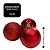 Conjunto 12 Bolas de Natal Vermelho Prime Tradicional Misto Glitter, Brilho e Fosca 6cm - Imagem 3