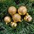 Conjunto 6 Bolas de Natal Dourado Prime Texturas Mistas 5cm Glitter, Brilho e Fosca - Imagem 2