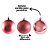 Conjunto 6 Bolas de Natal Rosê Prime Texturas Mistas 6cm Glitter, Brilho e Fosca - Imagem 3