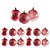 Conjunto 12 Bolas de Natal Rosê Prime Texturas Mistas 6cm Glitter, Brilho e Fosca - Imagem 1