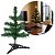 Árvore de Natal Decorativa Enfeite de Mesa Prime 30cm 25 Galhos Base Tripé - Imagem 6