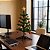 Árvore de Natal Decorativa Enfeite de Mesa Prime 30cm 25 Galhos Base Tripé - Imagem 2