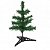 Mini Árvore de Natal Decorada 30cm com 6 Laços Vermelho e Verde Galão - Imagem 4
