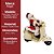 Papai Noel na Lambreta Musical com Luzes e Movimento 20cm Natal Decorativo Premium - Imagem 9