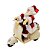Papai Noel na Lambreta Musical com Luzes e Movimento 20cm Natal Decorativo Premium - Imagem 8